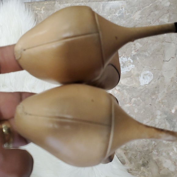 Cole Haan tan leather dress heels pumps size 8.5B - Picture 5 of 15